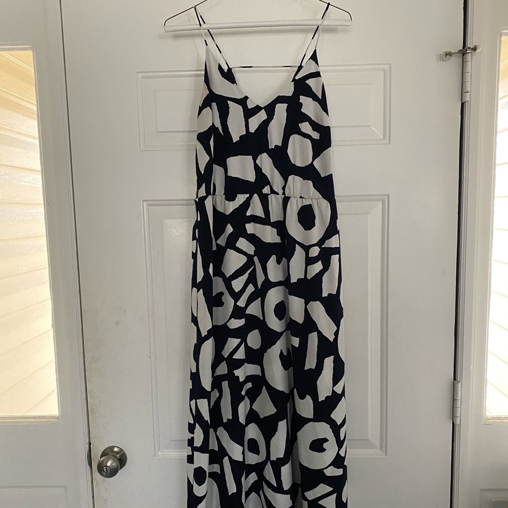 LOFT patterned maxi dress